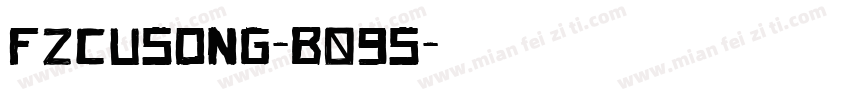 FZCusong-B09S字体转换