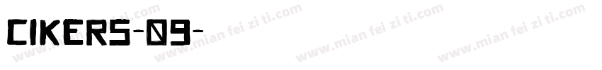 cikers-09字体转换