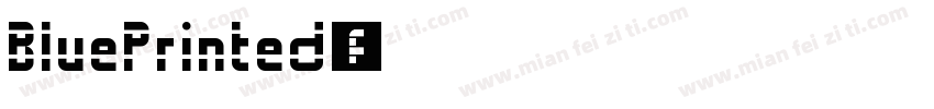 BluePrinted字体转换
