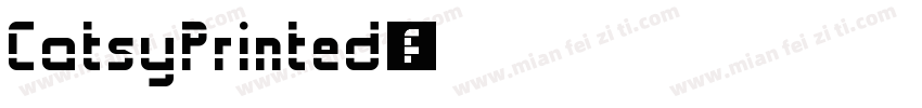 CatsyPrinted字体转换