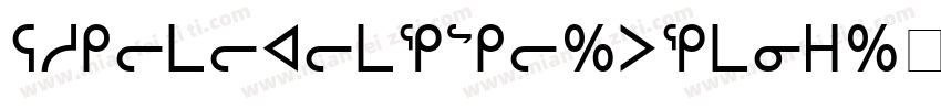 ChromoxomePro-SemiB字体转换