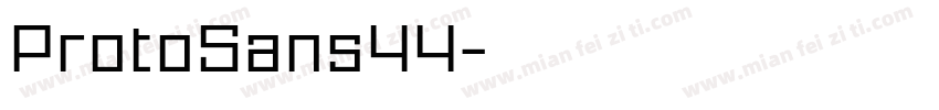 ProtoSans44字体转换