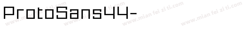 ProtoSans44字体转换