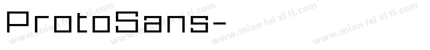 ProtoSans字体转换