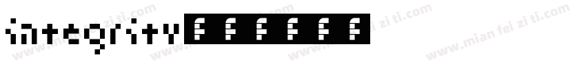 Integrity字体转换