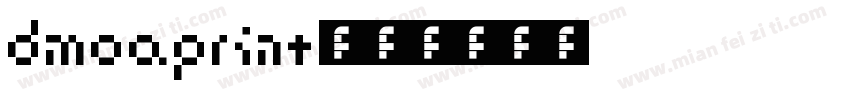 dmoaprint字体转换