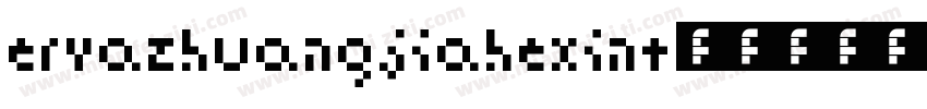 eryazhuangjiahexint字体转换