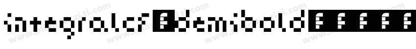 integralcf-demibold字体转换