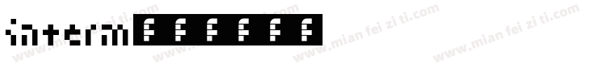 interM字体转换