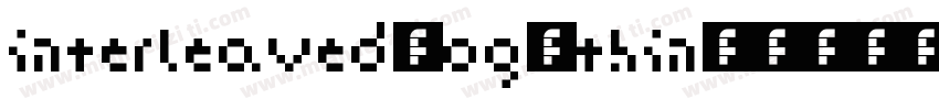 interleaved2og5thin字体转换