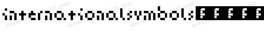 internationalsymbols字体转换