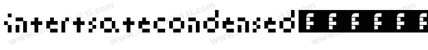 intertsatecondensed字体转换