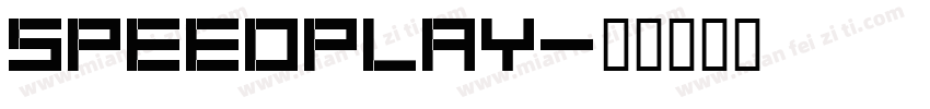 speedplay字体转换