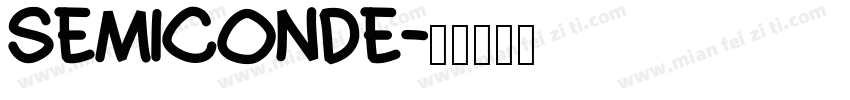 semiconde字体转换