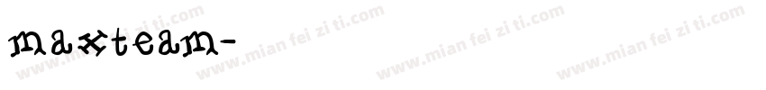 maxteam字体转换