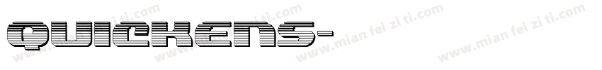 quickens字体转换