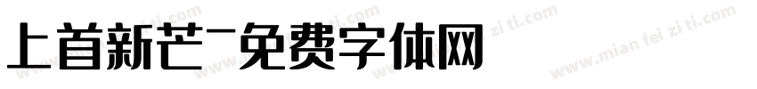 上首新芒字体转换
