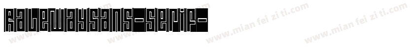 Ralewaysans-serif字体转换