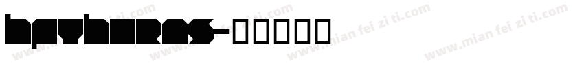 HFTHORNS字体转换
