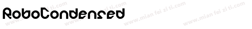 RoboCondensed字体转换