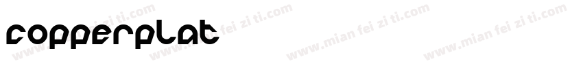 copperplat字体转换