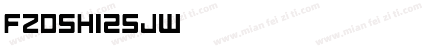 FZDSH125JW字体转换