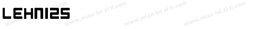 LEHN125字体转换
