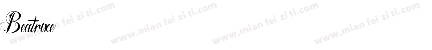 Beatrixe字体转换
