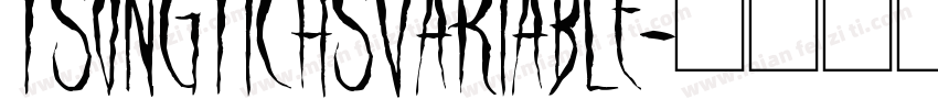 TSongTiCHSVariable字体转换