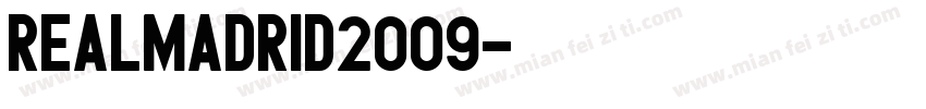realmadrid2009字体转换