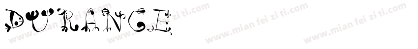 Durance.字体转换