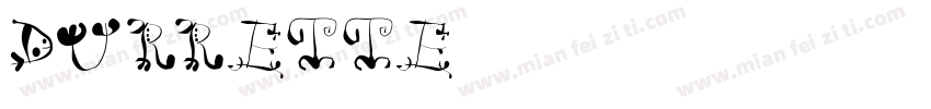 Durrette字体转换
