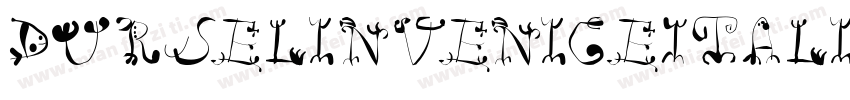 DurselinveniceItalic-VMmV字体转换