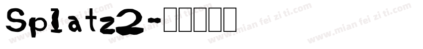 Splatz2字体转换