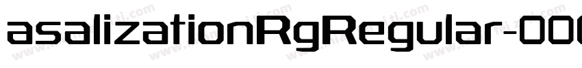 asalizationRgRegular字体转换