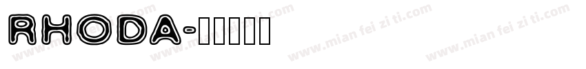 Rhoda字体转换