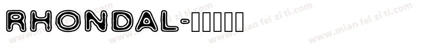 Rhondal字体转换