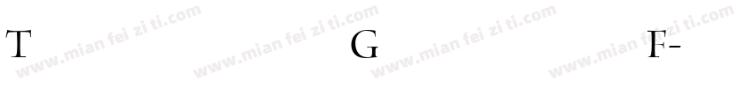 TitlingGothicF字体转换