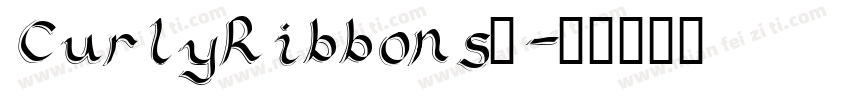 CurlyRibbons体字体转换