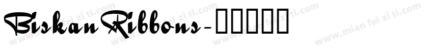 BiskanRibbons字体转换