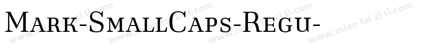 Mark-SmallCaps-Regu字体转换