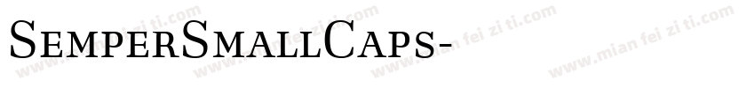 SemperSmallCaps字体转换