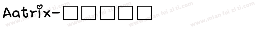 Aatrix字体转换