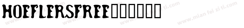 Hoeflersfree字体转换