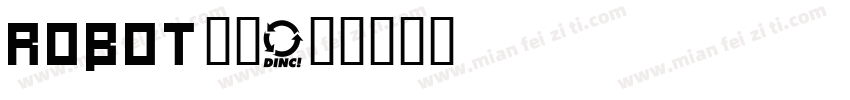 robot字体字体转换