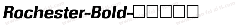 Rochester-Bold字体转换
