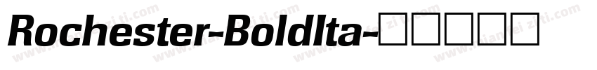 Rochester-BoldIta字体转换