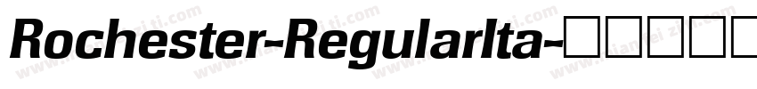 Rochester-RegularIta字体转换