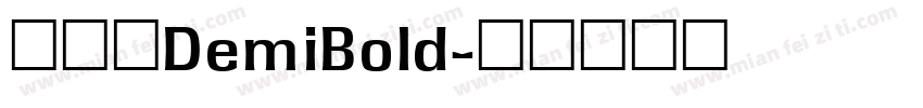 天舒宋DemiBold字体转换