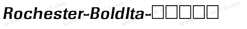 Rochester-BoldIta字体转换